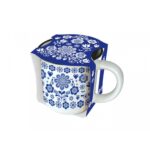 Finery Hrnček retro Folk modrý